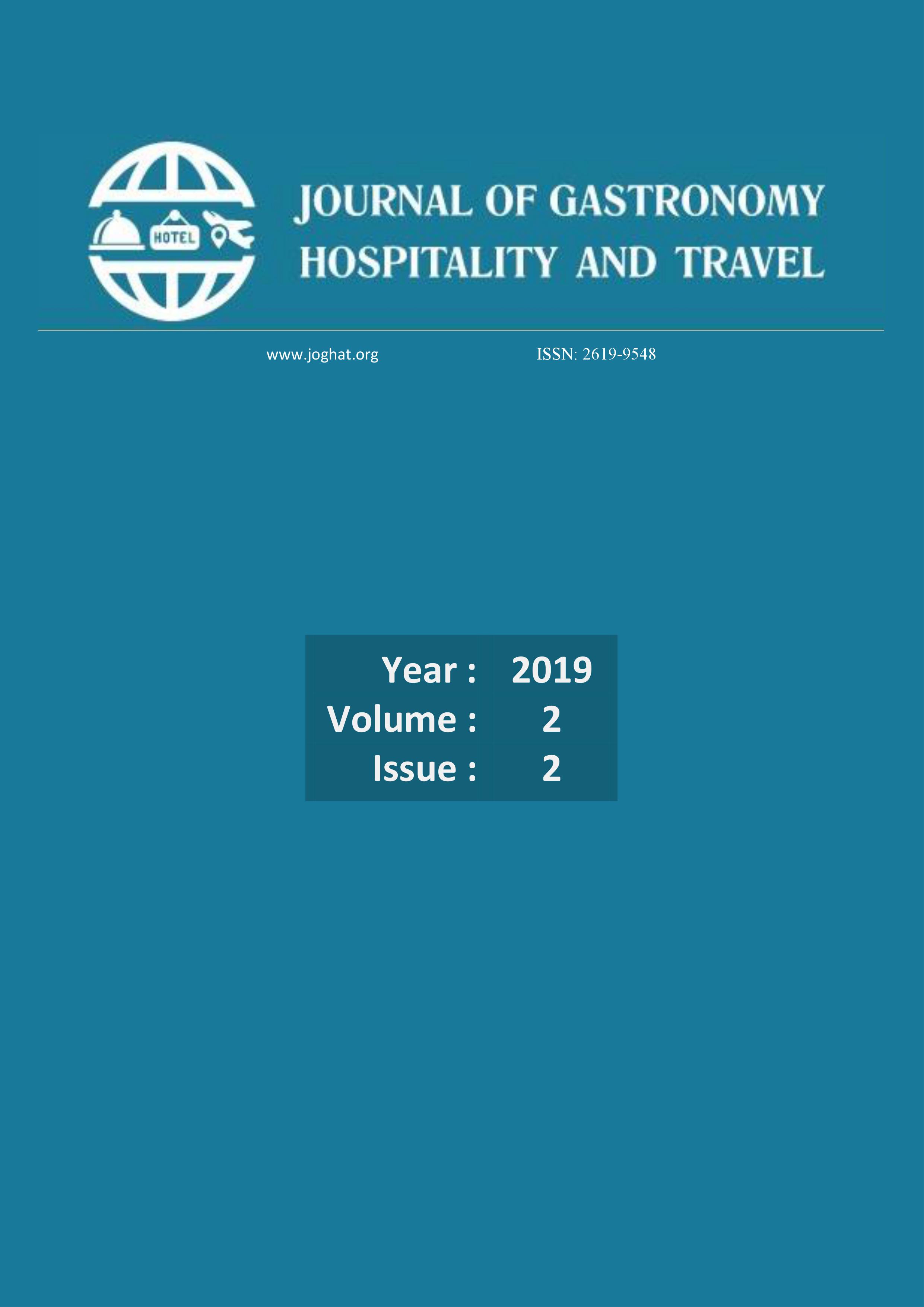 Journal of Gastronomy, Hospitality and Travel